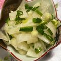 ナス系's cooksnap of when they made シャキシャキ♪大根のネギ塩ごまだれ.