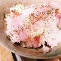 こずっぺ's cooksnap of when they made ハム&バターごはん.
