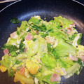 ぴょ太郎's cooksnap of when they made レタスとベーコンの卵とじ.