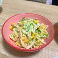 Ayu_mi_'s cooksnap of when they made キャベツとツナとコーンのマヨ醤油サラダ.