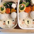 さゆゆゆこ's cooksnap of when they made 【✿簡単キャラ弁しろくま✿】.