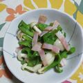 くネコまろす's cooksnap of when they made ブナピーとベーコン炒め.