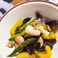 ぬきち's cooksnap of when they made 鮮やか♪エビとイカの塩炒め！.