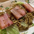 yuminan47k's cooksnap of when they made ベーコンレタス焼きそば♪.