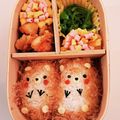 YUKINA☆ママ's cooksnap of when they made 簡単☆ハリネズミのおにぎり～キャラ弁.