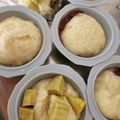 ねこのガストン's cooksnap of when they made ホットケーキミックスで蒸しパン.
