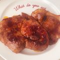 Yuzu◉'s cooksnap of when they made 厚切り豚ロースの、ゴルフ場トンテキ！.
