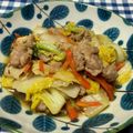 クックWZ3WQY☆'s cooksnap of when they made 豚肉と白菜と人参のピリ辛炒め.