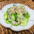 料理男子部's cooksnap of when they made ＊茗荷・きゅうり・しらすの酢の物＊.
