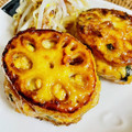 takco's cooksnap of when they made 甘辛照り焼き♪れんこんはさみ焼き.