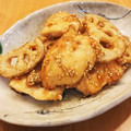 かなりんココりん's cooksnap of when they made 揚げずに簡単♡むね肉とれんこんの甘辛揚げ.