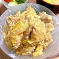 あ〜い's cooksnap of when they made フライパンで4人分とろ～り簡単親子丼.