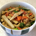 アポニア's cooksnap of when they made 里芋の親芋と油揚げの炒め煮♪簡単.