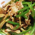 3yury's cooksnap of when they made 簡単＊豚こま肉のチンジャオロース.