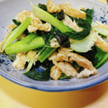 WoodChoco's cooksnap of when they made ターサイと薄揚げの…炒め煮.