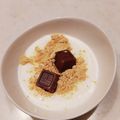 まんまるまうちゃん's cooksnap of when they made ヨーグルトに、きなこ＆チョコ♪.