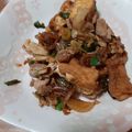 もかもかと's cooksnap of when they made ボリューム満点♡厚揚げと豚肉の生姜焼き.