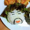 KBBキッチン☆'s cooksnap of when they made キャラ弁＊サニーレタスで＊佐仁井太郎.