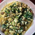 ＭＩ−ＳＡＮ's cooksnap of when they made ほうれん草とひき肉の炒めもの.