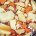 kn8ppppp's cooksnap of when they made 切って煮るだけ☆薩摩芋と人参の蜂蜜醤油煮.