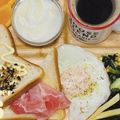 choco831's cooksnap of when they made 朝簡単ハムトースト.