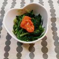 ﾁｲﾁｬﾝﾏﾏ's cooksnap of when they made ほうれん草のうにあえ.