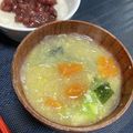 リラシャン's cooksnap of when they made かぼちゃと小松菜の春雨スープ.