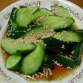 つきよの's cooksnap of when they made きゅうりのぽん酢で浅漬け.