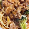 ぴあの姫's cooksnap of when they made さっぱり煮のラストはトマトクリームパスタ.