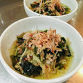 かなぽん☆☆'s cooksnap of when they made わかめとえのきのお浸し【作り置き】.