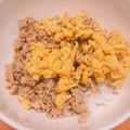pukukoko's cooksnap of when they made めんつゆで簡単♡鶏そぼろ丼.