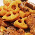 ◯usa◯'s cooksnap of when they made 豚脂もさっぱり！『豚肉と蓮根の黒酢炒め』.