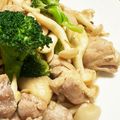 菜つ実☆ミ's cooksnap of when they made QPマヨ・ブナP鶏塩こうじ炒め.