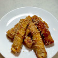 ♪ゆかたん♡'s cooksnap of when they made 厚揚げの豚肉巻き.