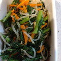 なつはなみ's cooksnap of when they made 春菊ともやしの簡単ナムル風♪.