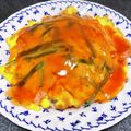 サカジイ's cooksnap of when they made にら玉子の天津飯.