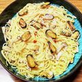 ☆魔矢☆'s cooksnap of when they made 簡単！ムール貝のパスタ.