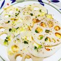 kinniko's cooksnap of when they made カリッと美味しい！レンコンチーズピザ.