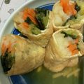 たべたべこ's cooksnap of when they made 油揚げ三色巻き煮.