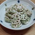 tsumusio's cooksnap of when they made あおさとレンコンのサラダ.
