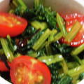 ◯usa◯'s cooksnap of when they made トマトと小松菜の簡単サラダ.