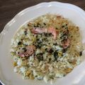 Yokchina's cooksnap of when they made 蓋を開けた瞬間の香りが最高！芝エビピラフ.