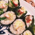 ベイクドるん's cooksnap of when they made ツナマヨ卵おにぎらず.