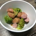 みりん調味料's cooksnap of when they made 簡単！ブロッコリーとウインナーのおひたし.