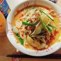 一番星寿美次郎's cooksnap of when they made 本格的担々麺～ベースに味噌ラーメン.
