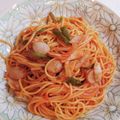 nanotamako's cooksnap of when they made ケチャップで簡単！本格ナポリタン♫.