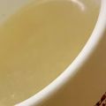 MULA's cooksnap of when they made 鶏皮のゆで汁で作る水菜の中華スープ.