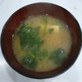 クック3N0VKO☆'s cooksnap of when they made ほうれん草のお味噌汁.