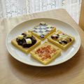 キンプリ's cooksnap of when they made 簡単♪楽しく♪高野豆腐でもトースト気分♬.