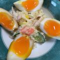 まいぴよたん's cooksnap of when they made 味玉で作る＊濃厚ポテサラ＊.